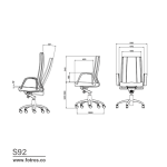 صندلی لیو مدل S92 - تصویر 13