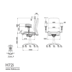 مشخصات صندلی کارشناسی لیو H72i