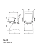 صندلی کنفرانسی لیو مدل S63i