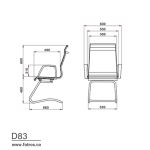 صندلی کنفرانسی لیو - D83