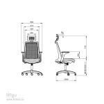 ابعاد صندلی لیو I81gu