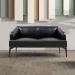 مبل دو نفره انزو با روکش چرم