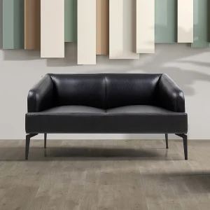 مبل دو نفره انزو با روکش چرم